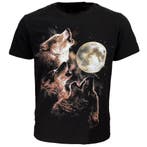 Wolvenroedel Huilen Bij Volle Maan T-Shirt, Nieuw