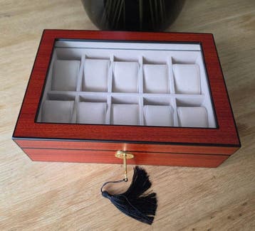 Exclusive Line - Boîte à bijoux - Coffret vitrine horlogère
