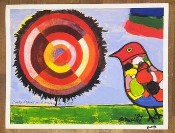 Corneille (1922-2010) - Hommage au peintre Robert Delaunay