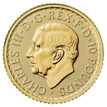 Verenigd Koninkrijk. 10 Pounds 2023 1/10 oz £10 GBP UK Gold