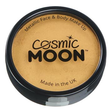 Cosmic Moon Metallic Pro Face Paint Cake Pots Gold 36g, Verzenden, Nieuw