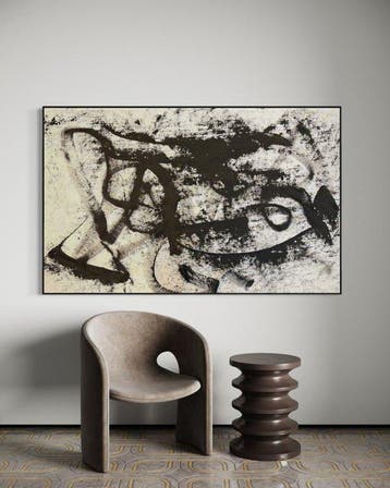 Timo Wedell - Black and White Rhyme - XXL - Abstract Klein