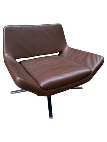 B&amp;B Italia Metropolitan Fauteuils - Bruin Origineel Leer, Verzenden, Nieuw in verpakking
