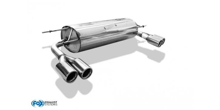 FOX Mazda MX5 type NC einddemper uitgang rechts/links - 2x76, Autos : Pièces & Accessoires, Systèmes d'échappement, Envoi