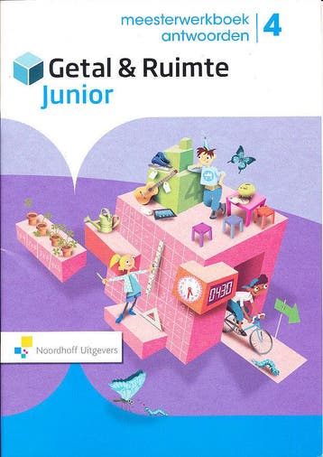 Getal en Ruimte Junior Antwoorden Meesterwerkboek groep 4, Verzenden, Nieuw