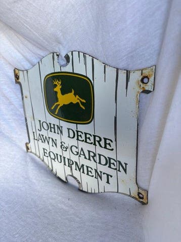 John Deere Lawn & Garden Equipment – Origineel Emaille