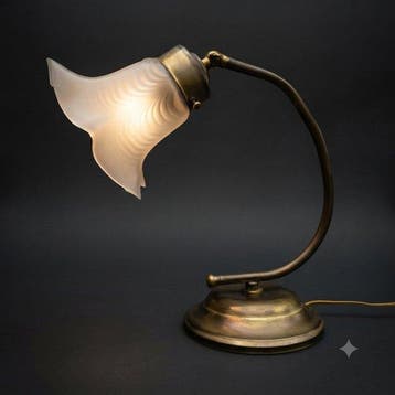 manifattura italiana - Lampe de table - tulipe - Verre,