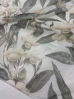 Tissu pour rideaux précieux Micro Tulle français avec STAMPA