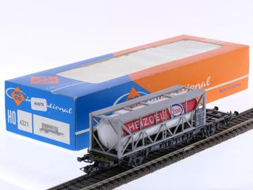 Schaal H0 Roco 4321 containerwagen Lgjs 598 Esso van de D..., Ophalen of Verzenden, Overige typen