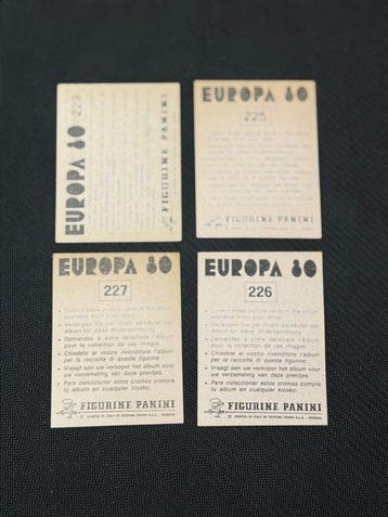 1980 Panini Europa 80 Team Northern Ireland Sticker -