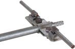 Support de connexion double face pour tiges de terre de 20, Doe-het-zelf en Bouw, Verzenden, Nieuw