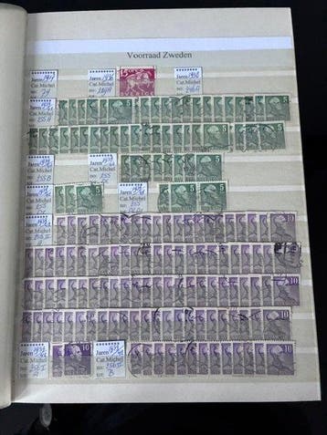 Suède 1917/1993 - À vendre : un lot de timbres de Norvège et