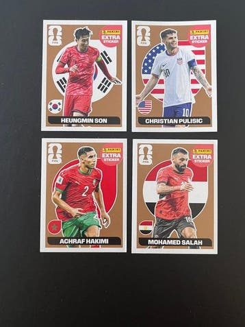 2026 Panini WM Salah/Son/Hakimi/Pulisic- Extra Sticker, Collections, Autocollants