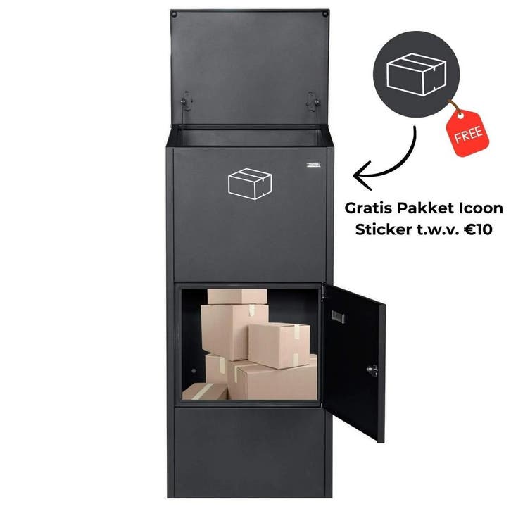 XXL Pakketbrievenbus + GRATIS sticker - PakketPanda®, Jardin & Terrasse, Boîtes aux lettres, Envoi