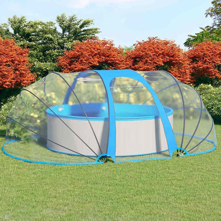 vidaXL Zwembadkoepel ovaal 530x410x210 cm, Tuin en Terras, Zwembaden, Nieuw, Verzenden