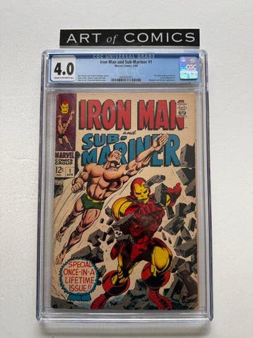 Iron Man and Sub-Mariner #1 - CGC 4.0 - Pre-dates Both Iron, Nieuw