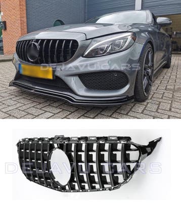 AMG Look Front Grill voor Mercedes Benz C Klasse W205 S205, Ophalen of Verzenden