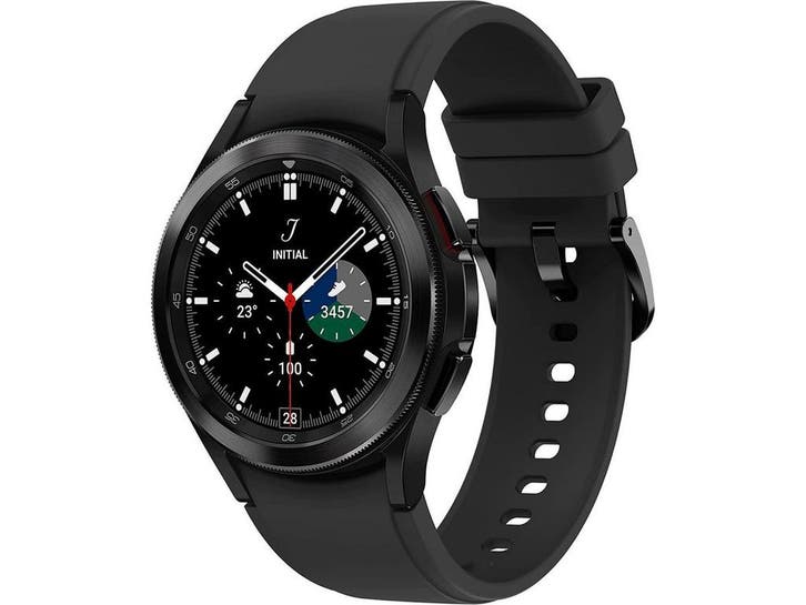 Samsung Galaxy Watch4 Classic - Smartwatch - Bloeddruk ECG, Handtassen en Accessoires, Smartwatches, Zo goed als nieuw, Verzenden
