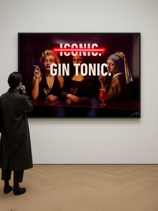 LEDMansion - ICONIC BAR V.1 | Led Wall Artwork, Antiquités & Art, Art | Objets design