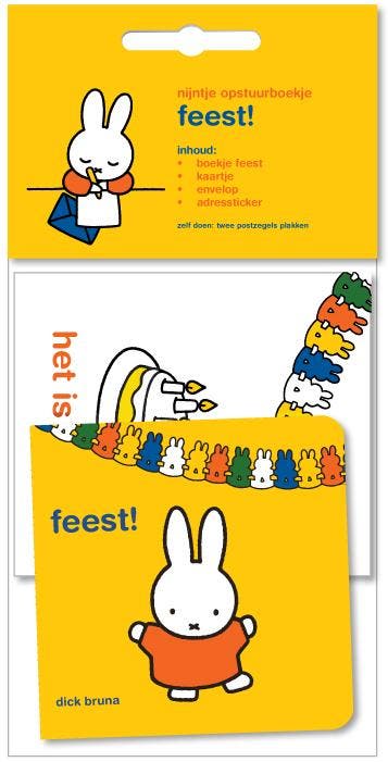 nijntje opstuurboekje, feest! 9789056478094 Dick Bruna, Verzenden, Gelezen, Dick Bruna