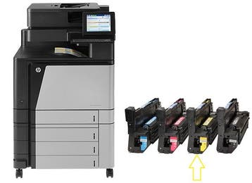 Second Hand HP - Huismerk Drum M880 Yellow LDM880Y  (CF364A), Ophalen of Verzenden, Zo goed als nieuw, Toner, Second Hand HP
