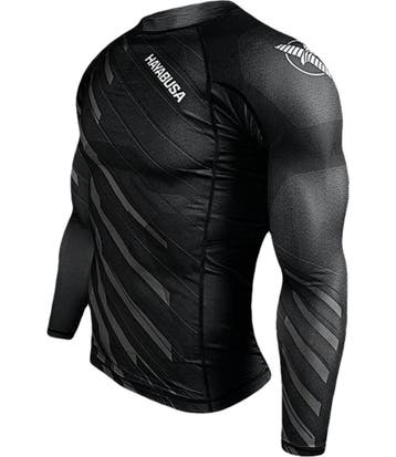 Hayabusa Metaru Charged Rash Guard Zwart, Verzenden, Vechtsport
