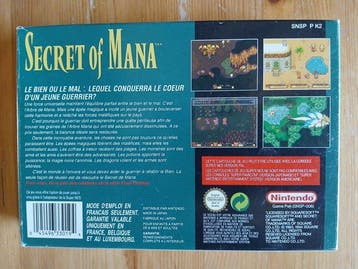 Nintendo - Snes - Secret of Mana - Videogame - In originele