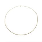 Gouden jasseron schakel ketting., Ophalen of Verzenden, Gebruikt, Overige kleuren, Goud