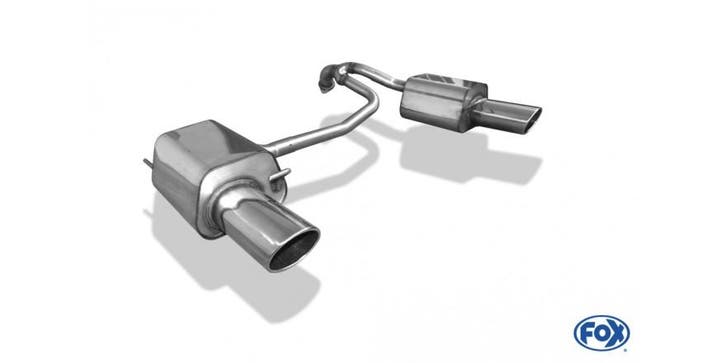 FOX Hyundai Coupe Type GK - 2.7l V6 einddemper rechts/links, Autos : Pièces & Accessoires, Systèmes d'échappement, Envoi