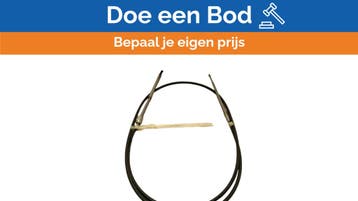 Bieden: Trem flexible outboard engine steering cable - L53, Watersport en Boten, Ophalen of Verzenden, Nieuw