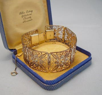 Zonder minimumprijs - Armband Zilver - Filigraanarmband, Nieuw