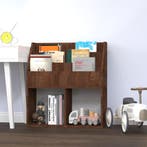 vidaXL Kindertijdschriftenrek 71x30x78,5 cm bewerkt hout, Verzenden