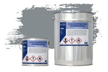 Wixx 2K Epoxy 550 Betonverf RAL 7046 | Telegrijs 2 5L, Verzenden