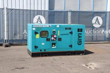 Veiling: Generator GIYI GY-50 Diesel 2023 62kVA Nieuw, Ophalen