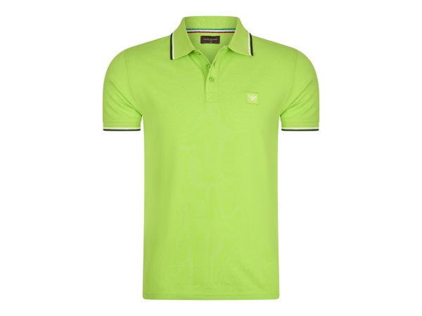 Veiling - Cappuccino Italia Polo Applique Pique - Lime - S, Vêtements | Hommes, T-shirts
