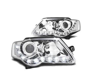 PHARES POUR VOLKSWAGEN VW PASSAT B6 3C 05-10 DAYLIGHT LED CH, Verzenden, Nieuw
