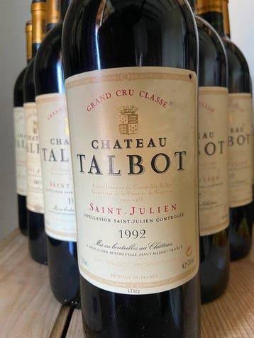 1992 Chateau Talbot - Bordeaux, Saint-Julien 4ème Grand Cru, Collections, Vins