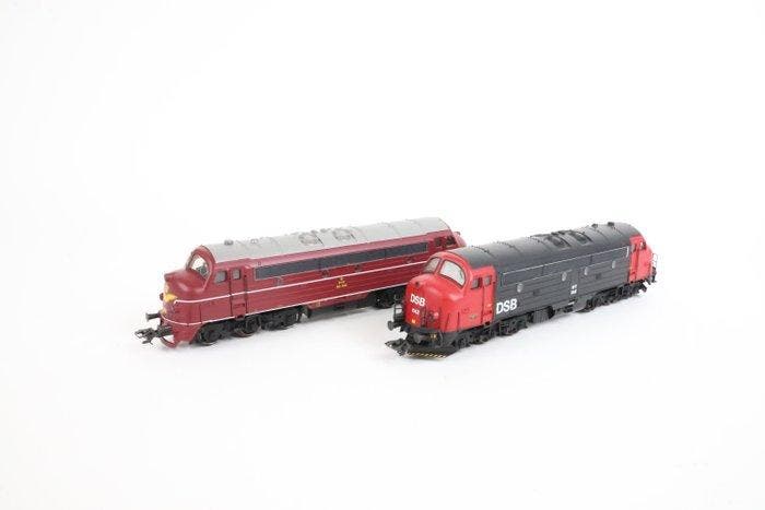 Märklin H0 - 37670 - Diesellocomotief (1) - Dubbele MY 1100, Hobby en Vrije tijd, Modeltreinen | H0