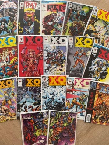 X-O Manowar, Magnus the robot fighter, Eternal Warrior, PSI,, Nieuw