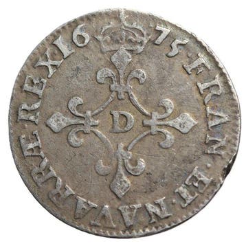 Frankrijk. Louis XIV (1643-1715). 4 Sols 1675-D, Vimy, Postzegels en Munten