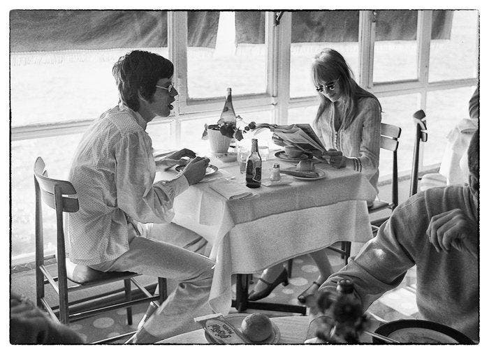 Franco Turcati - Mick Jagger e Marianne Faithfull, 1967, Antiek en Kunst, Kunst | Designobjecten