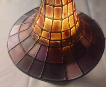 Bureaulamp - Hars, Glas - Een lamp die een toverhoed