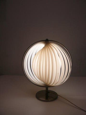 KARE Design - Lamp - maan - Plastic, Metaal - Toeschrijving