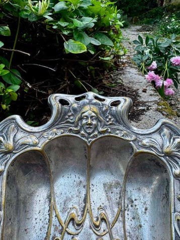 Plateau décoratif - Allemagne - Plateau Jugendstil XIXe s