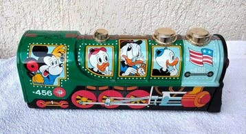 Reel - Blikken speelgoedtrein - Walt Disney Productions tin, Antiek en Kunst