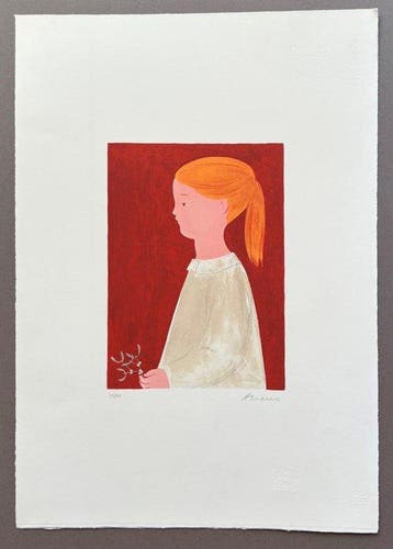 Antonio Bueno (1918-1984) - Ragazza con il vischio