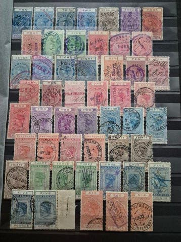 Nieuw-Zeeland 1882/1882 - Nieuw-Zeeland 1882/1882 - Duty, Postzegels en Munten, Postzegels | Europa | UK, Gestempeld