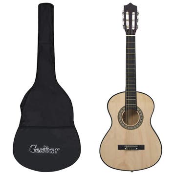 vidaXL Gitaar klassiek beginner kinderen met tas 1/2 34, Musique & Instruments, Instruments à corde | Guitares | Acoustiques, Verzenden
