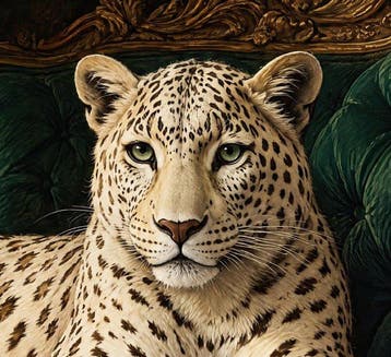 Kleury.art - [XL Canvas] The Snow Leopards Disco Lounge, Huis en Inrichting, Nieuw