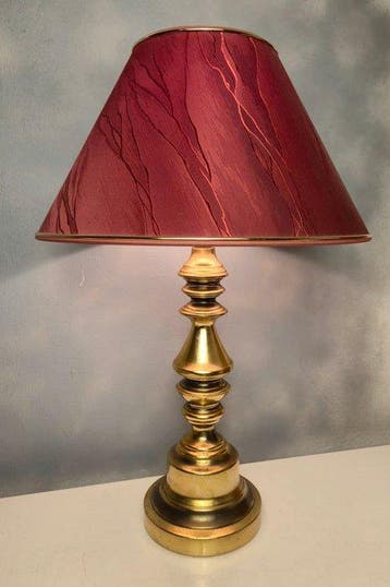 Tafellamp - Hollywood Regency Trophy Lamp - 58 cm - Koper, Nieuw